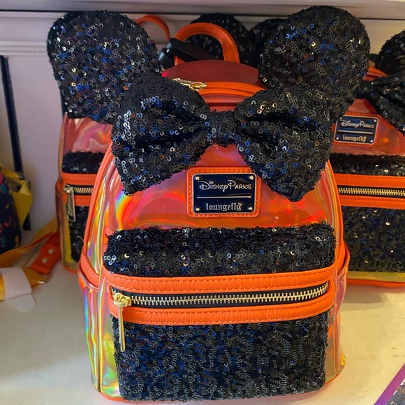 Loungefly Bags Loungefly Disney 223 Halloween Sequin Backpack Bnwt